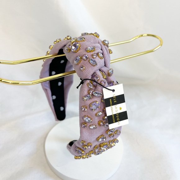 Lele Sadoughi Accessories - Lele Sadoughi Embellished Purple Headband NWT